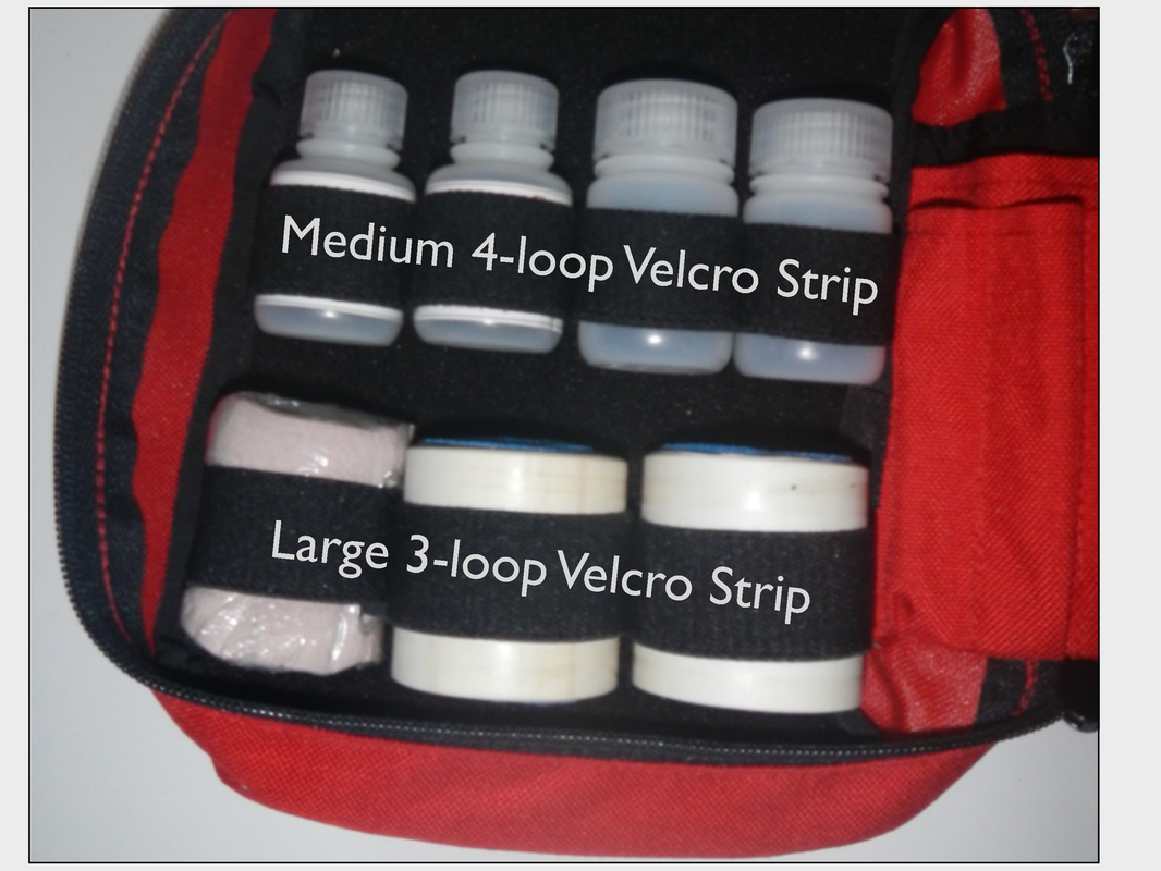Mesh Pocket & Extra Velcro Strips for Wilderness Medicine Training Center  First Aid Packs
